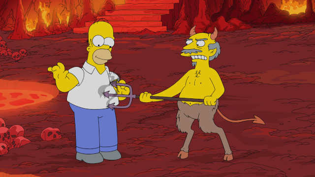 Click to watch 'Homers Adventures Through...' (popup) The Simpsons